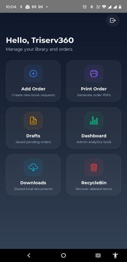 Book Management System Screen 2